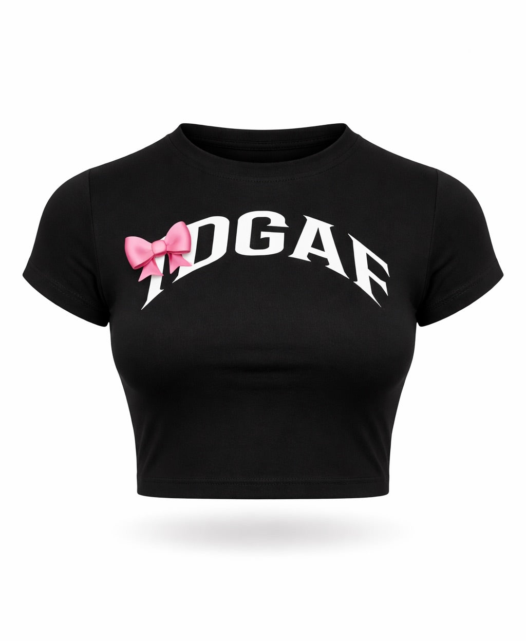 I Don't Give A F*Ck Baby Tee Black