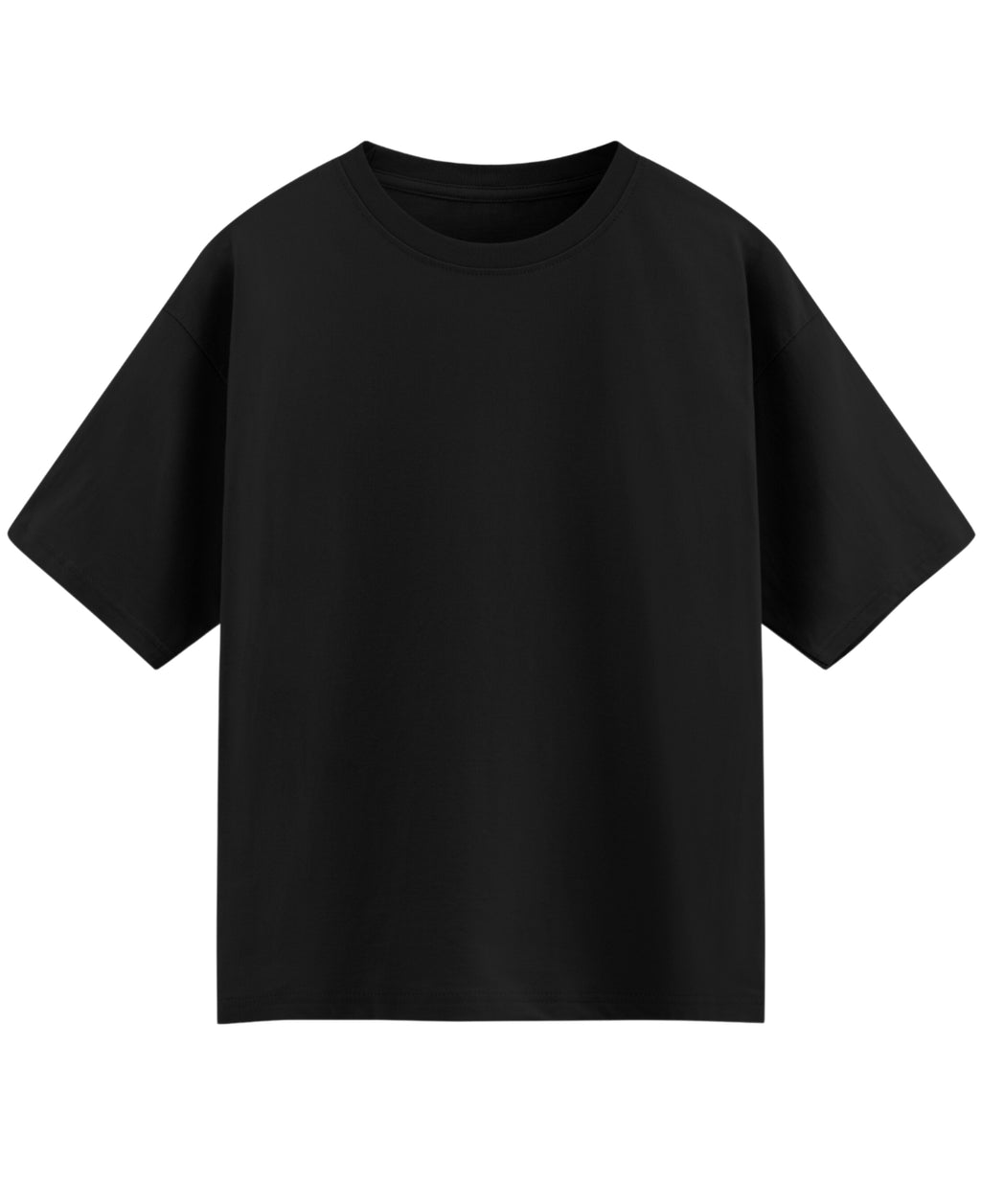Black Oversized T-shirt Front Design