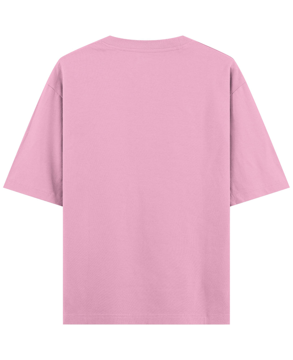 Baby Pink Oversized T-Shirt Back Design