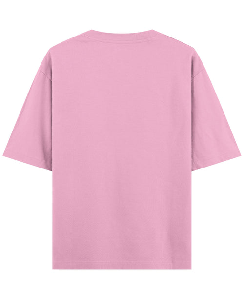 Baby Pink Oversized T-Shirt Back Design