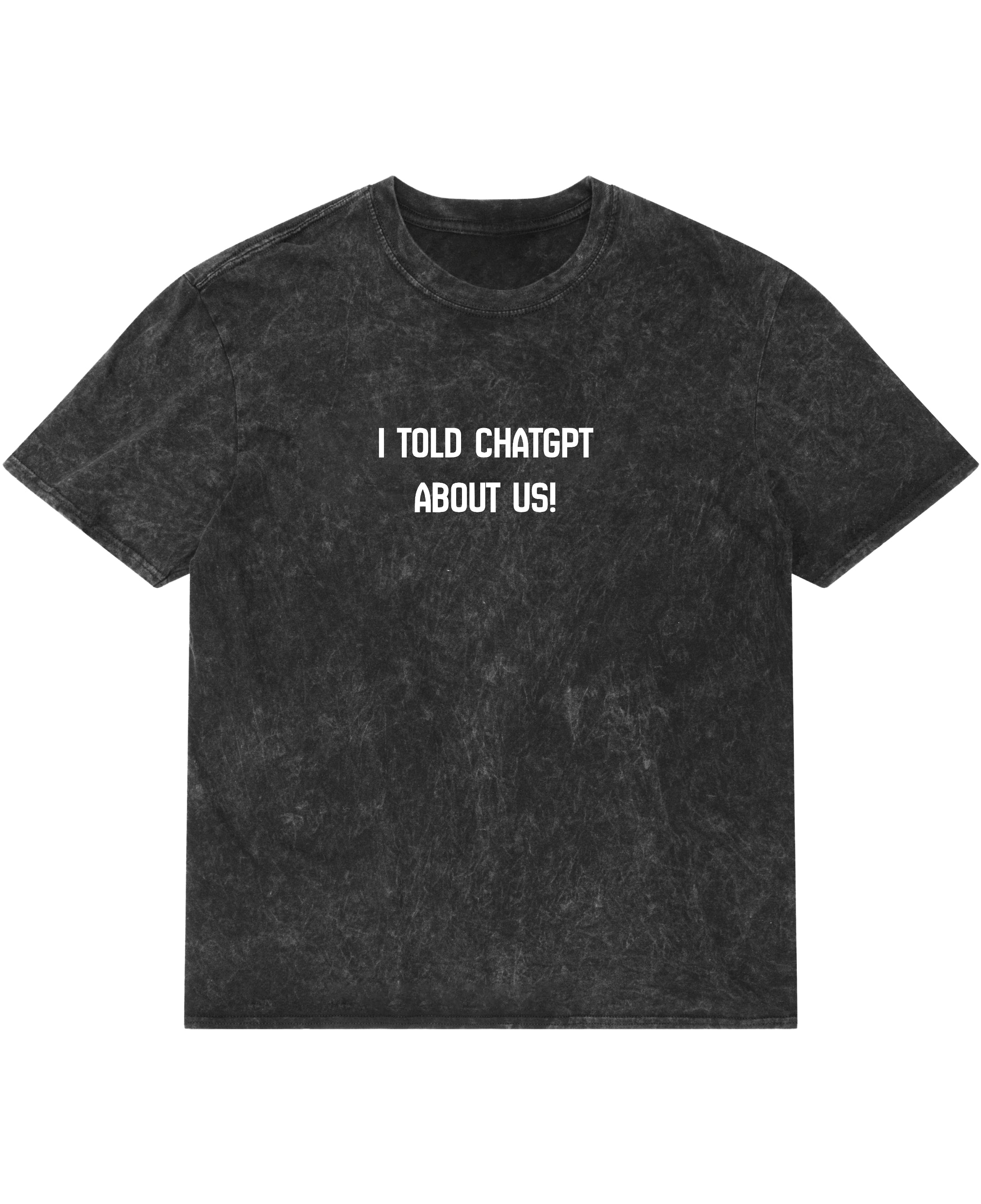 Acidwash Oversized T-shirt Front Design