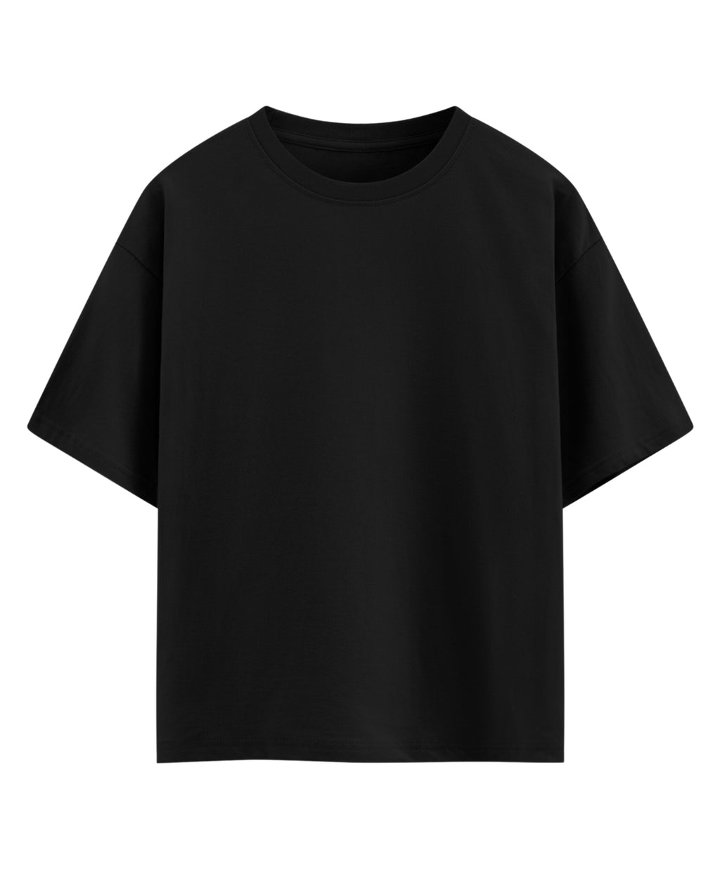 Black Oversized T-shirt Front Design