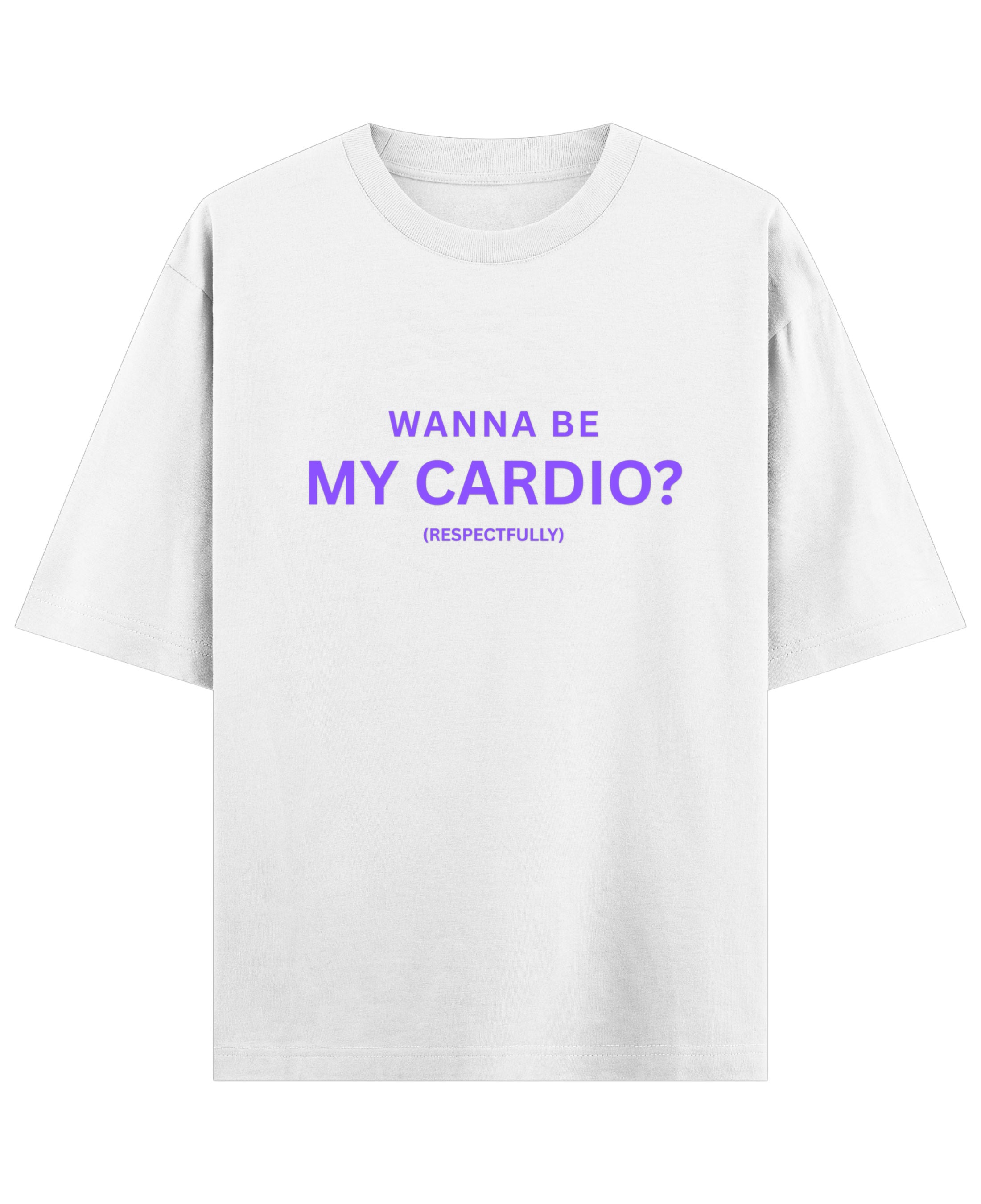 White Oversized T-shirt Front Design