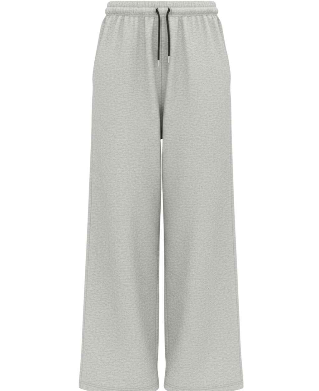 Grey Cotton Joggers Front Design